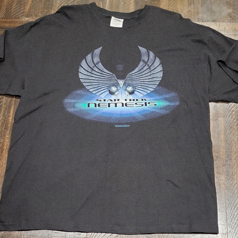 Star Trek Nemesis Black T-Shirt 2004